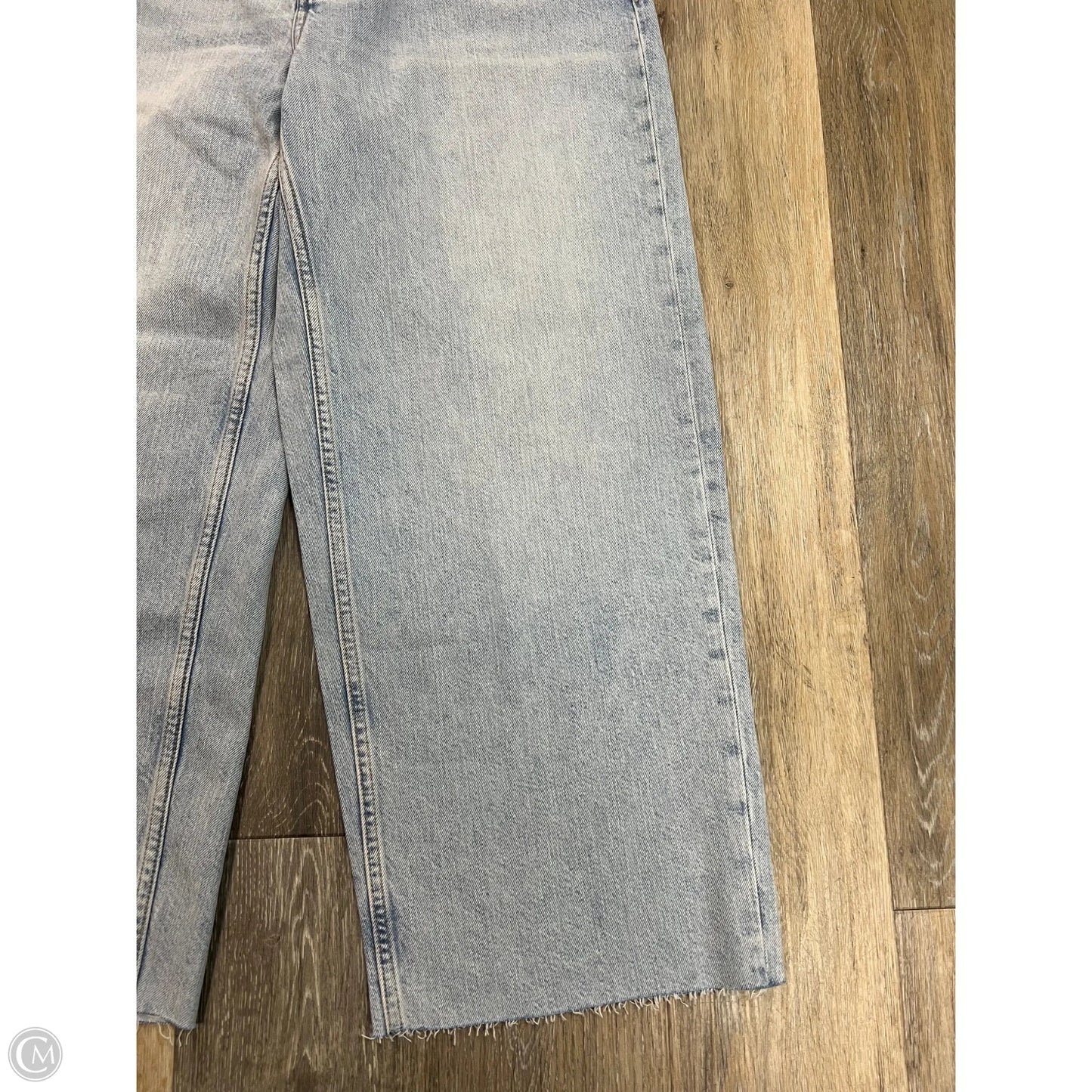 -Jeans Cropped By Madewell In Blue Denim, Size: 8