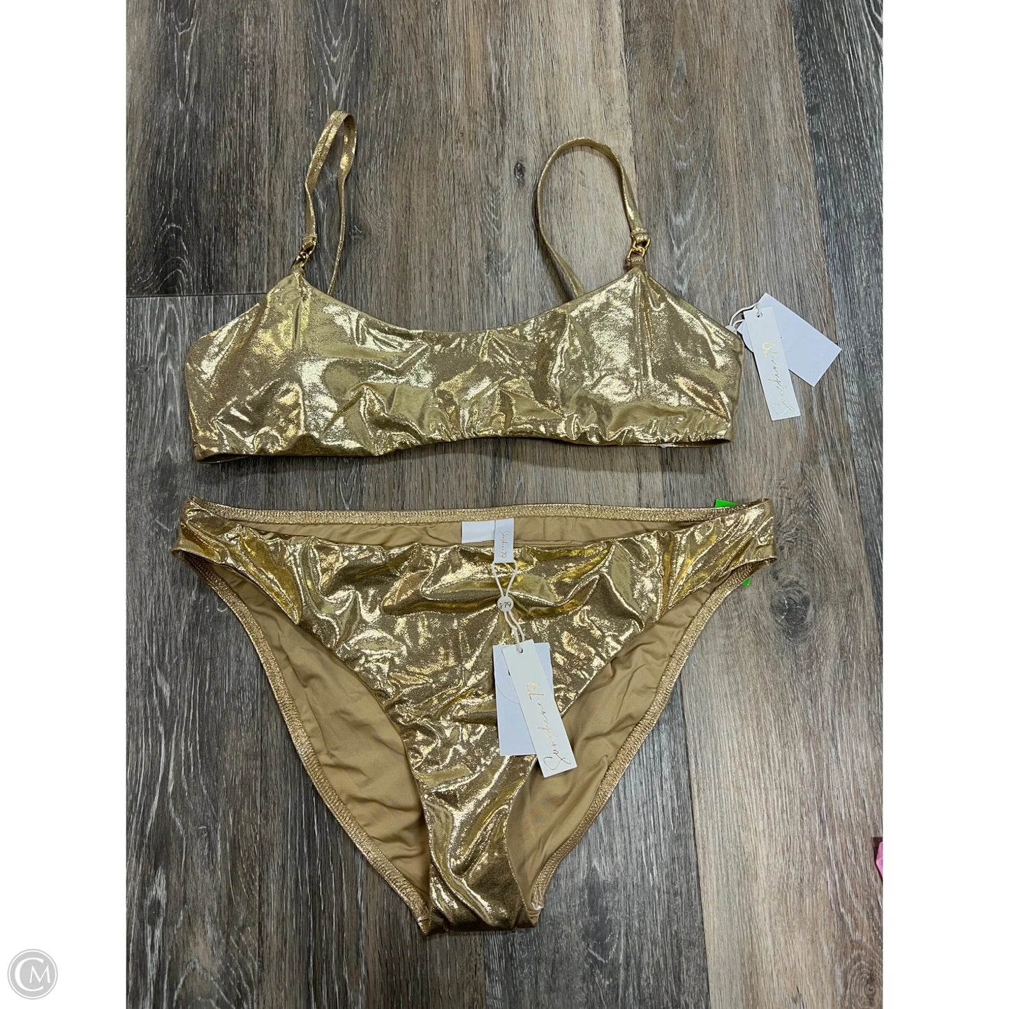 Swimsuit 2pc By Sunshine 79 In Gold, Size: 14