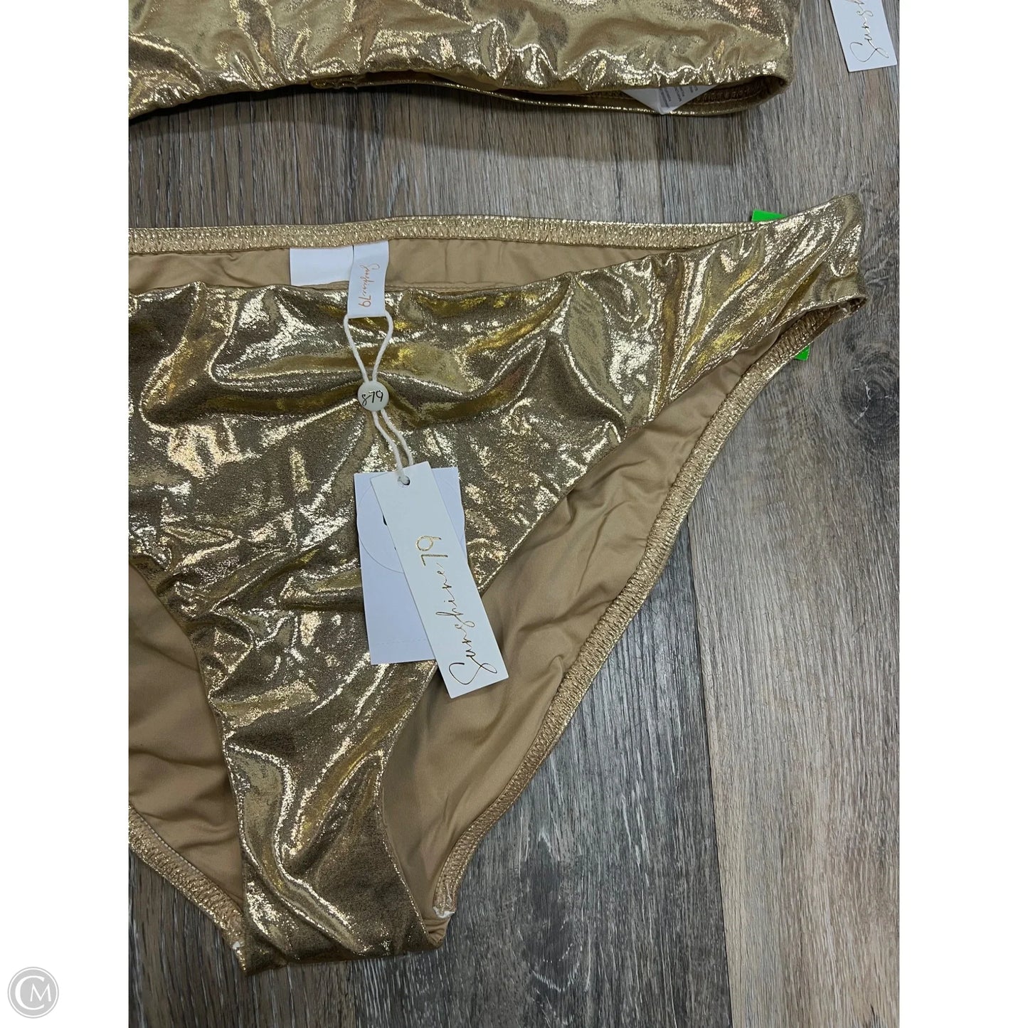 Swimsuit 2pc By Sunshine 79 In Gold, Size: 14