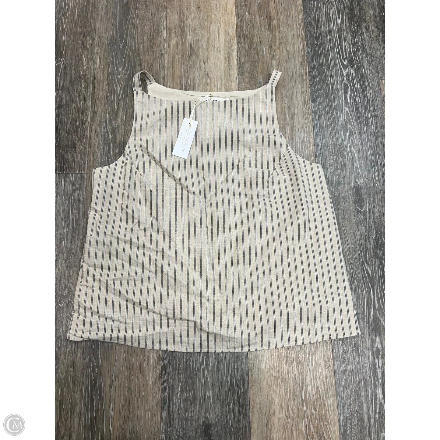 -Top Sleeveless By Mod Ref In Tan, Size: M