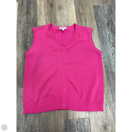 Top Sleeveless By MoCo In Pink, Size: Xl