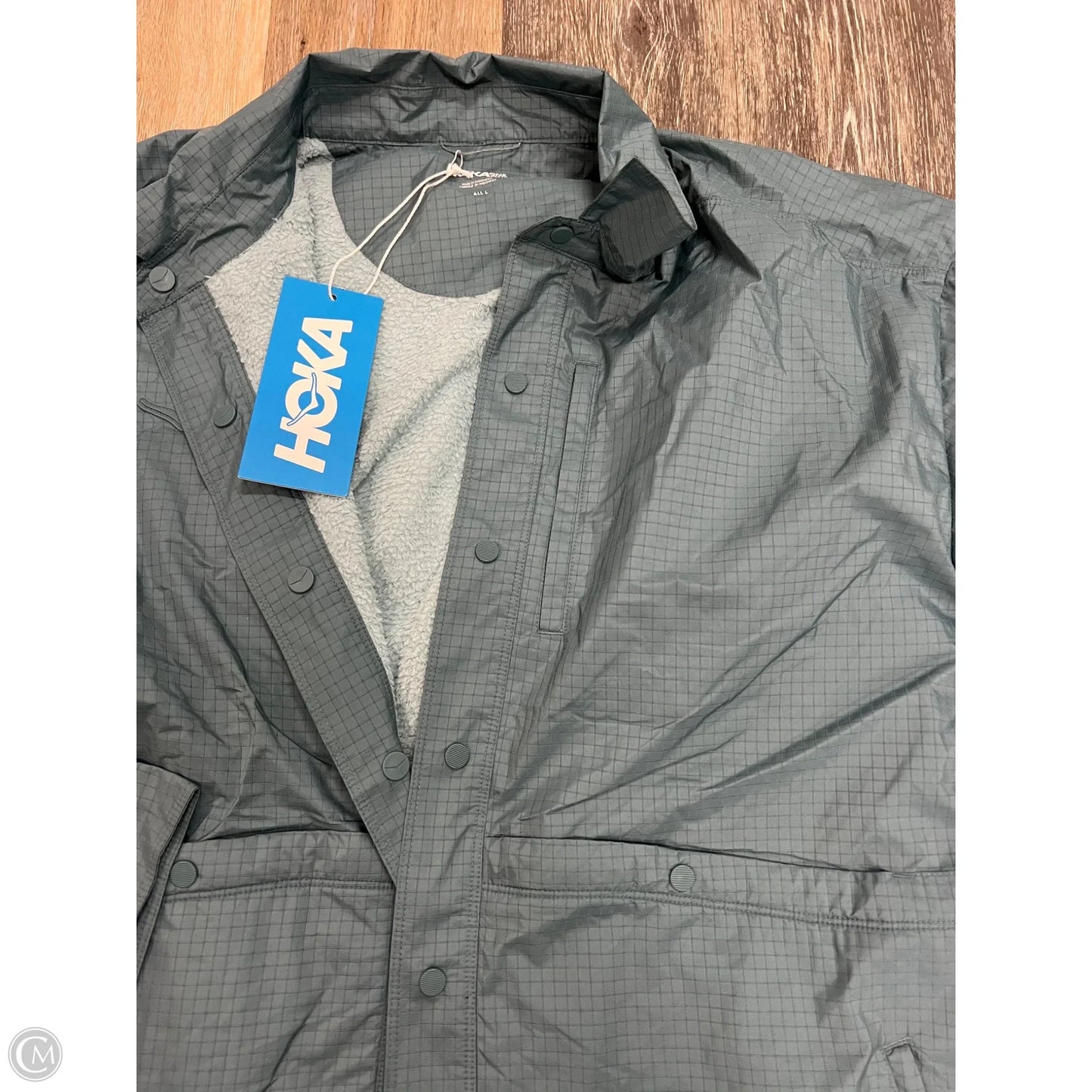 Jacket Utility By Hoka In Blue, Size: L