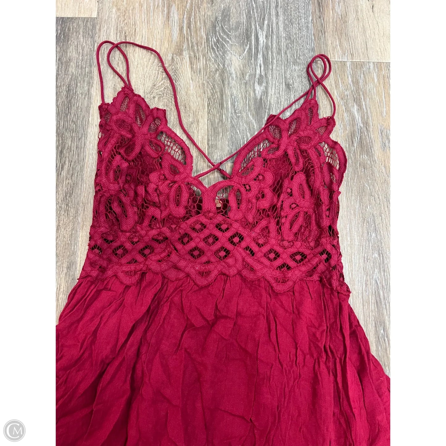 Dress Casual Maxi By Free People In Red, Size: M
