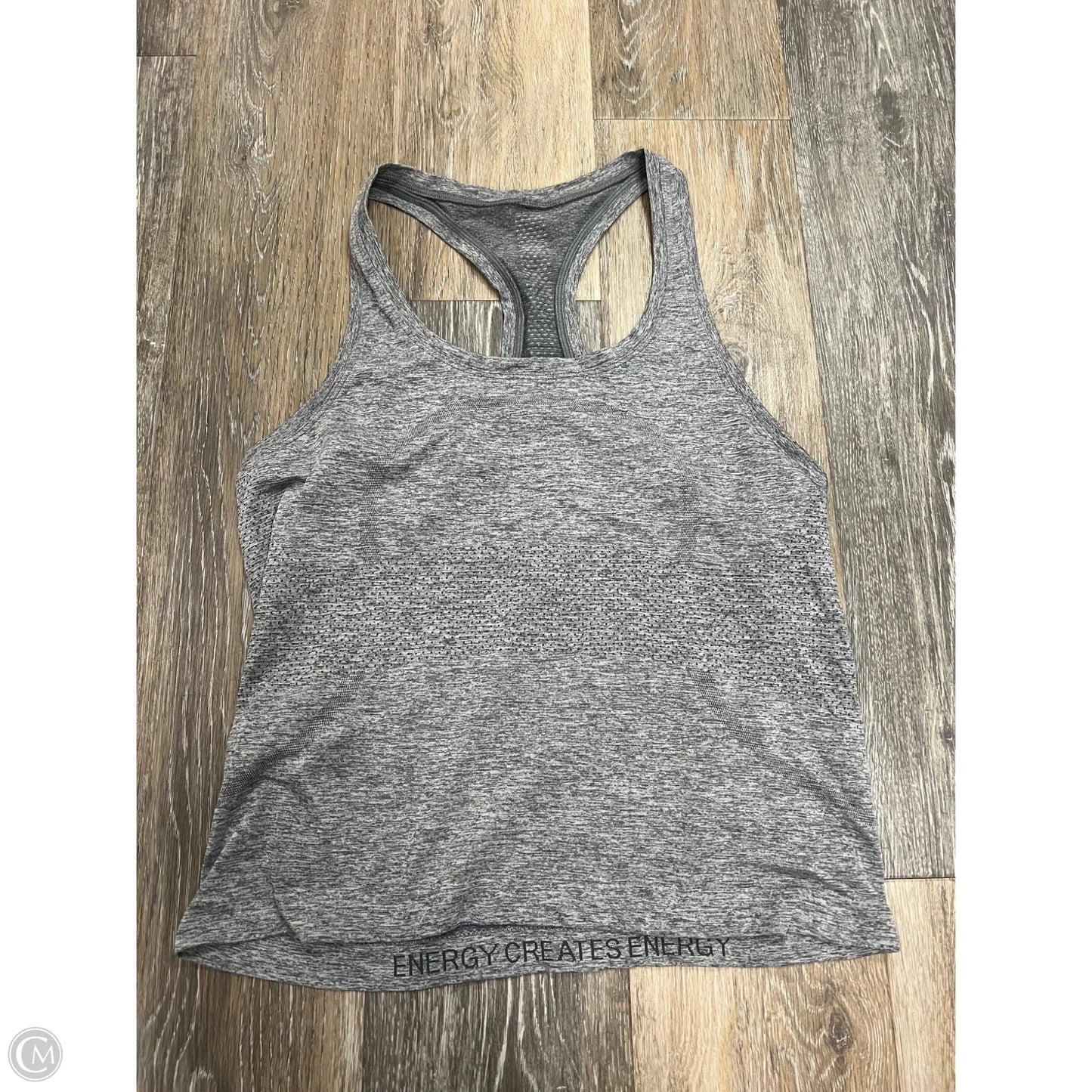 Athletic Tank Top By Lululemon In Grey, Size: 8