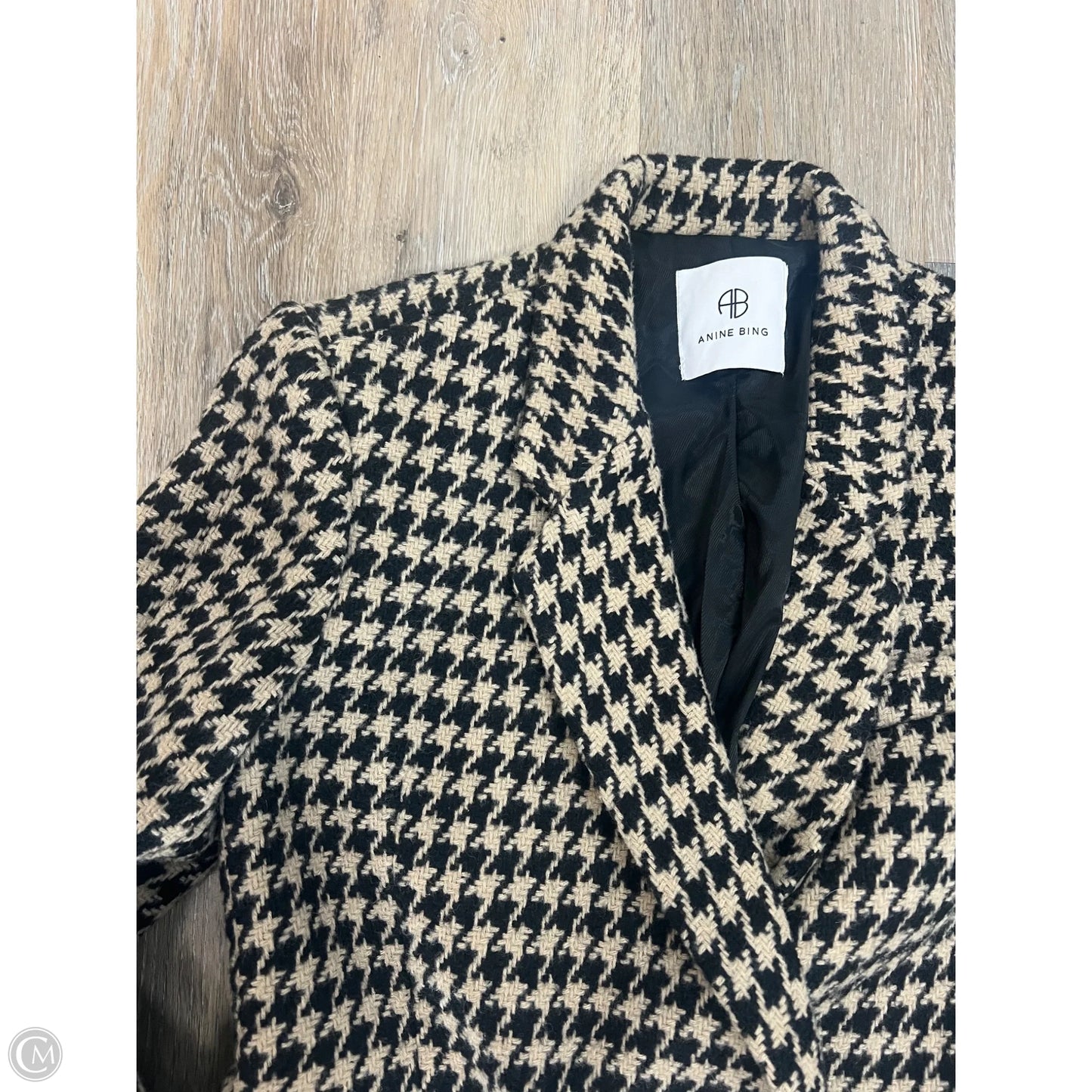 Blazer By Anine Bing In Black & Tan, Size: Xs