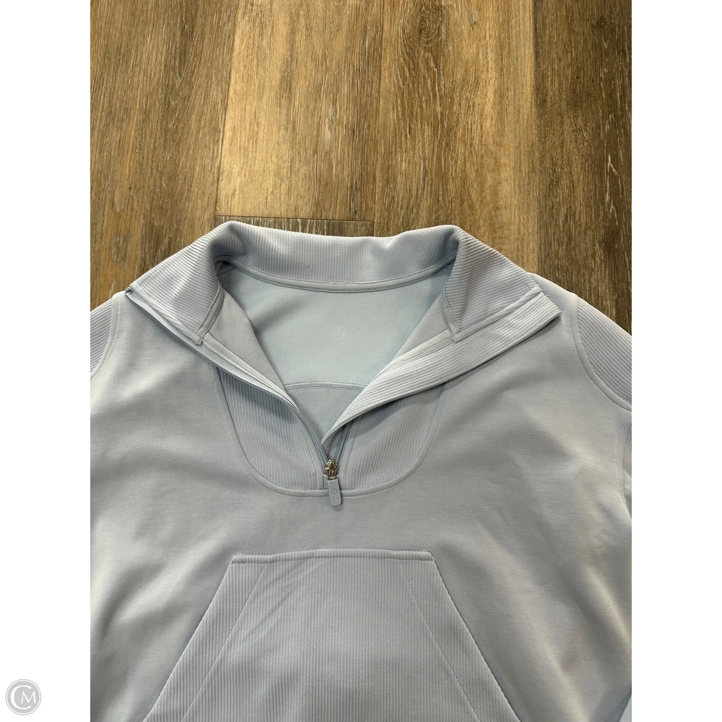 Athletic Sweatshirt Collar By Lululemon In Blue, Size: 4