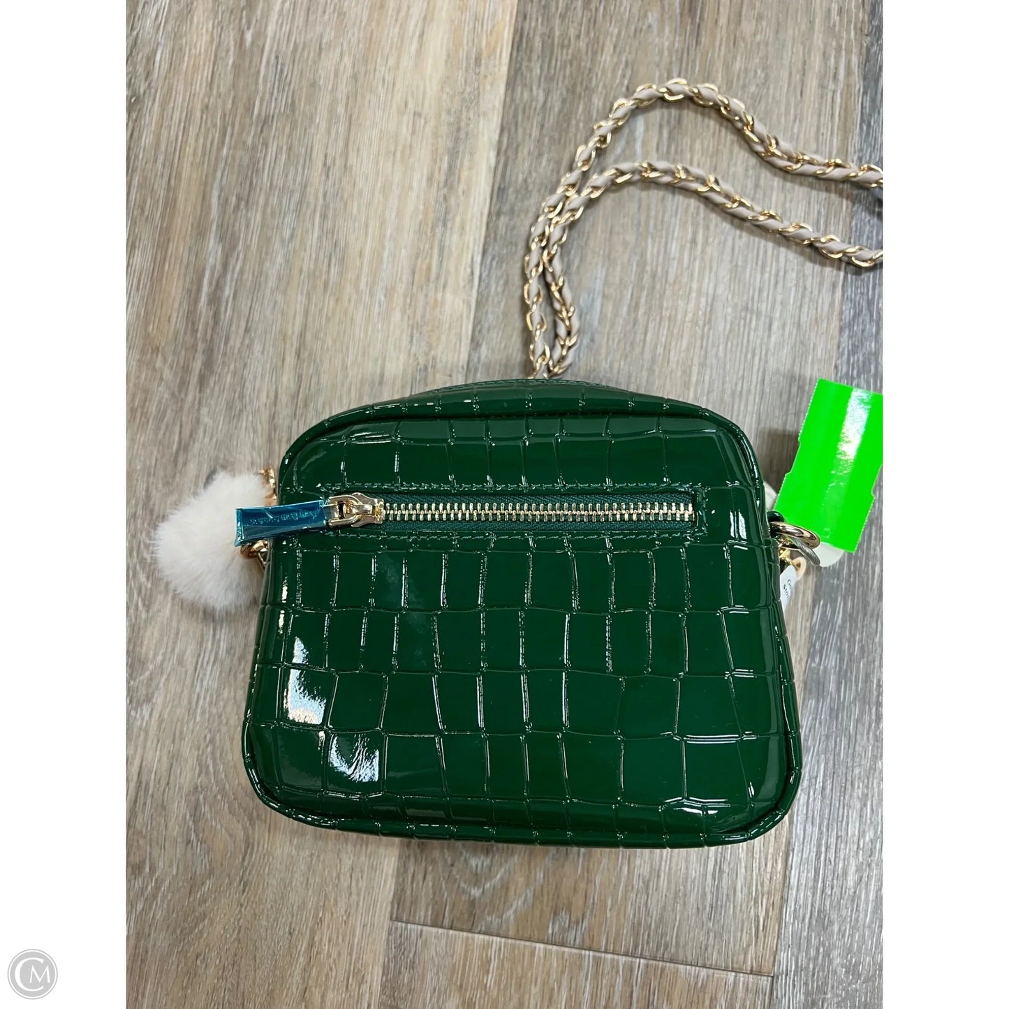 Handbag Leather By Pom Pom London, Size: Medium