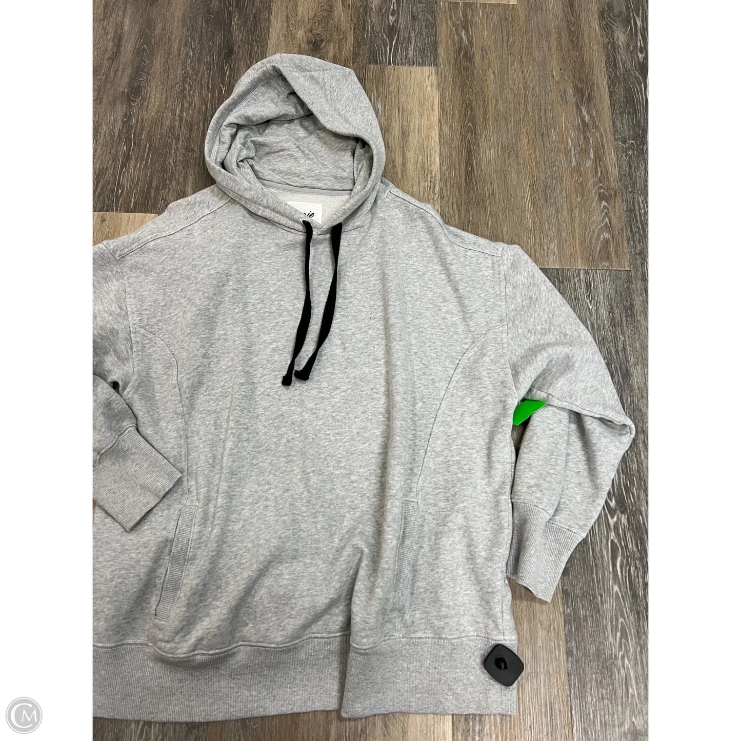 Sweatshirt Hoodie By Aerie In Grey, Size: L