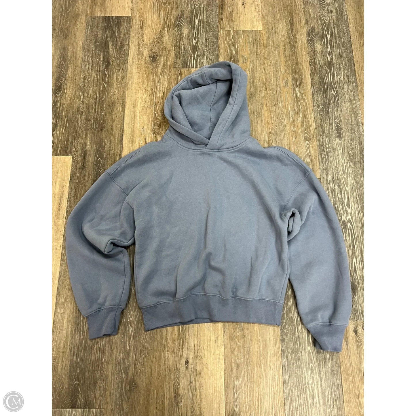 Athletic Sweatshirt Hoodie By Abercrombie And Fitch In Blue, Size: S