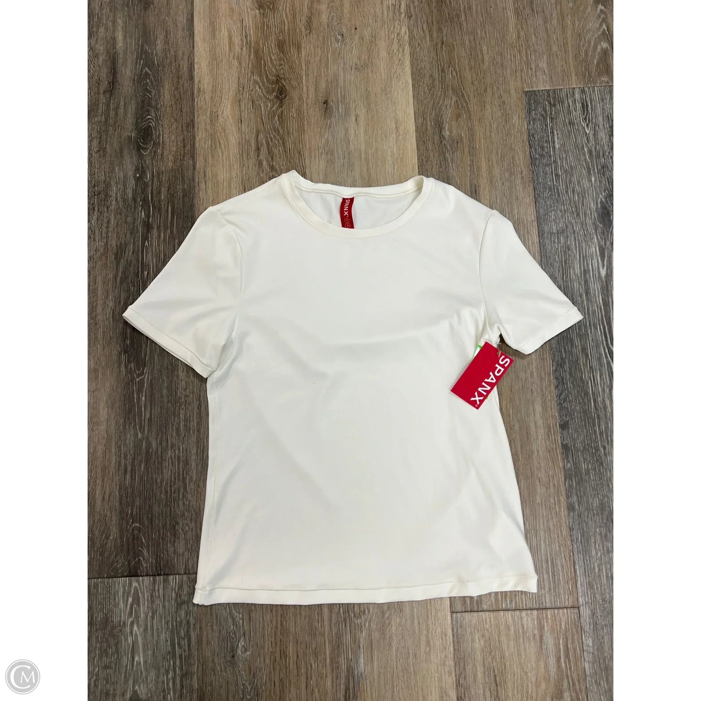 -Top Short Sleeve By Spanx In White, Size: M
