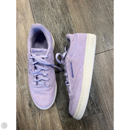 Shoes Sneakers By Reebok In Purple, Size: 10