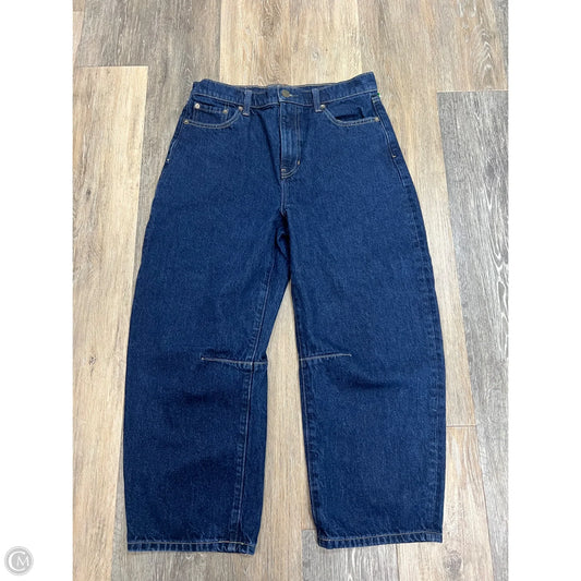 -Jeans Wide Leg By Banana Republic In Blue Denim, Size: 4/27