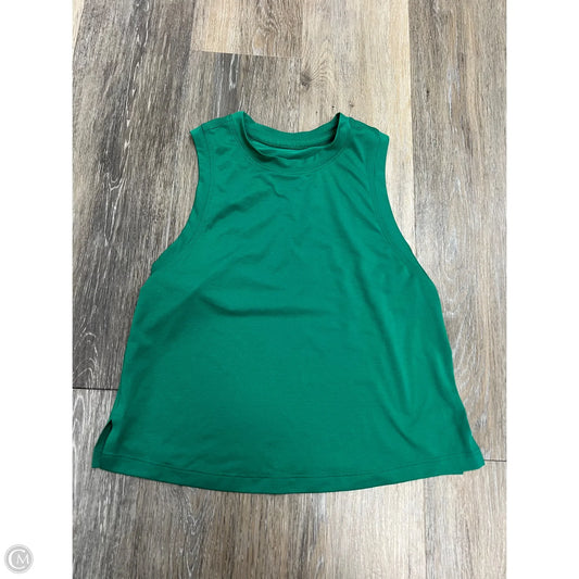Athletic Tank Top By Lululemon In Green, Size: S