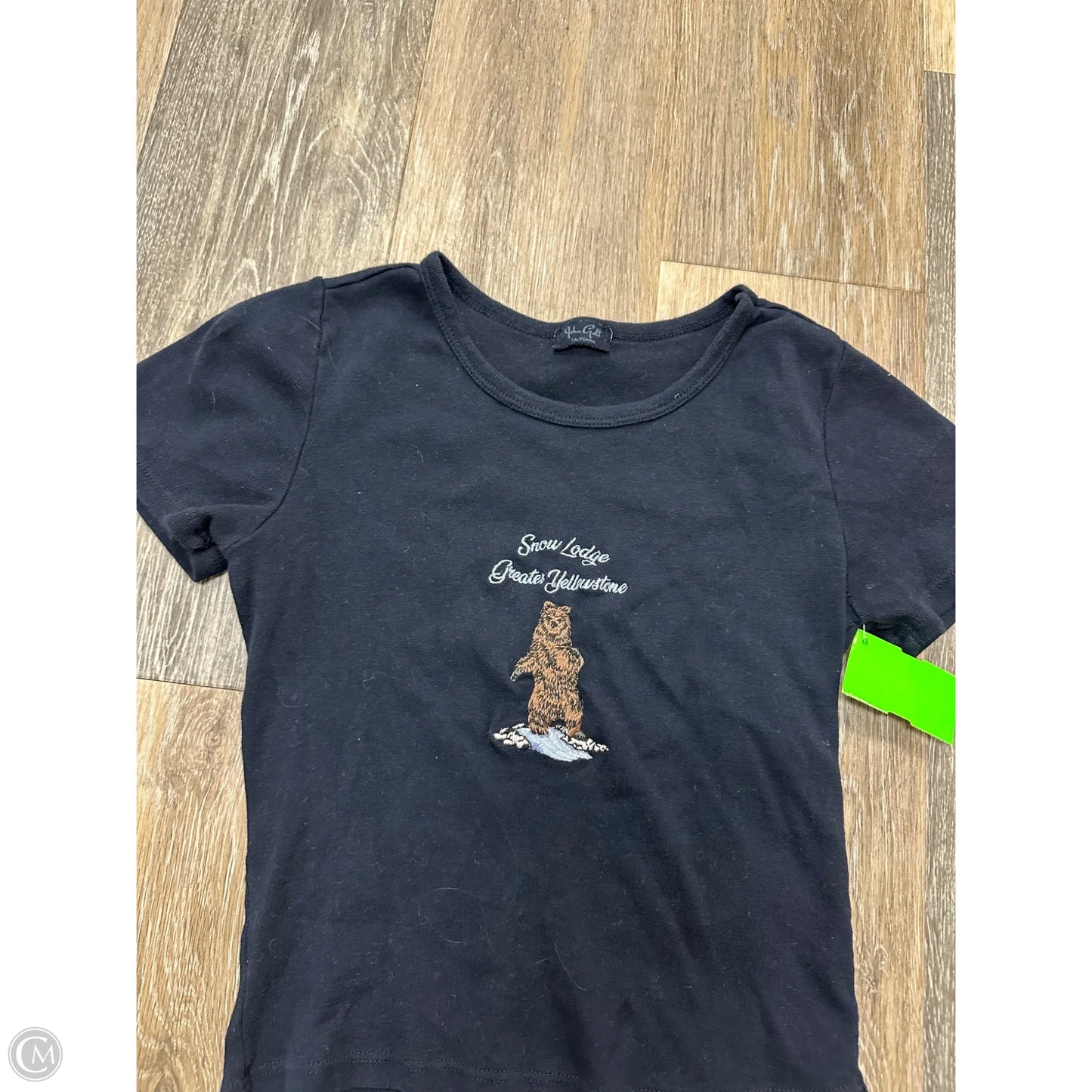 Top Short Sleeve By John Galt In Navy, Size: Osfm
