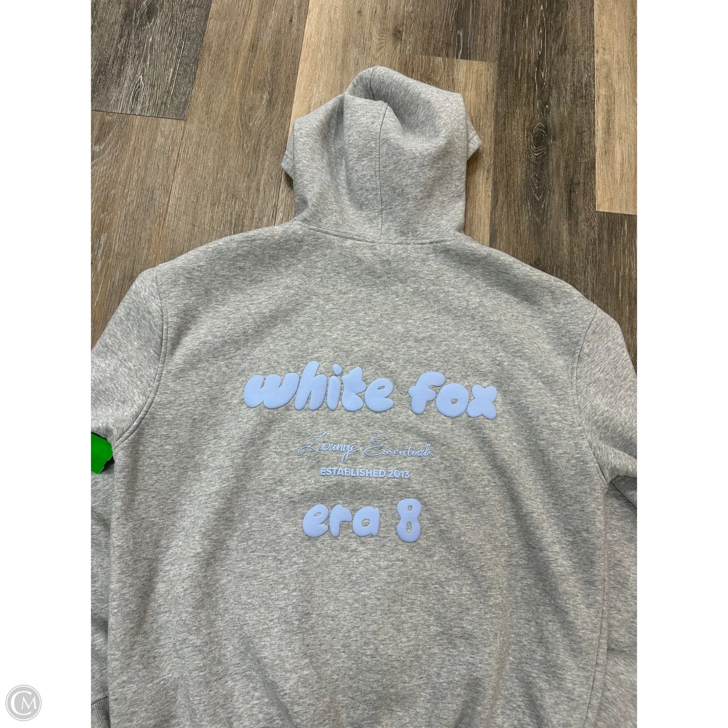 Sweatshirt Hoodie By White Fox In Grey, Size: M