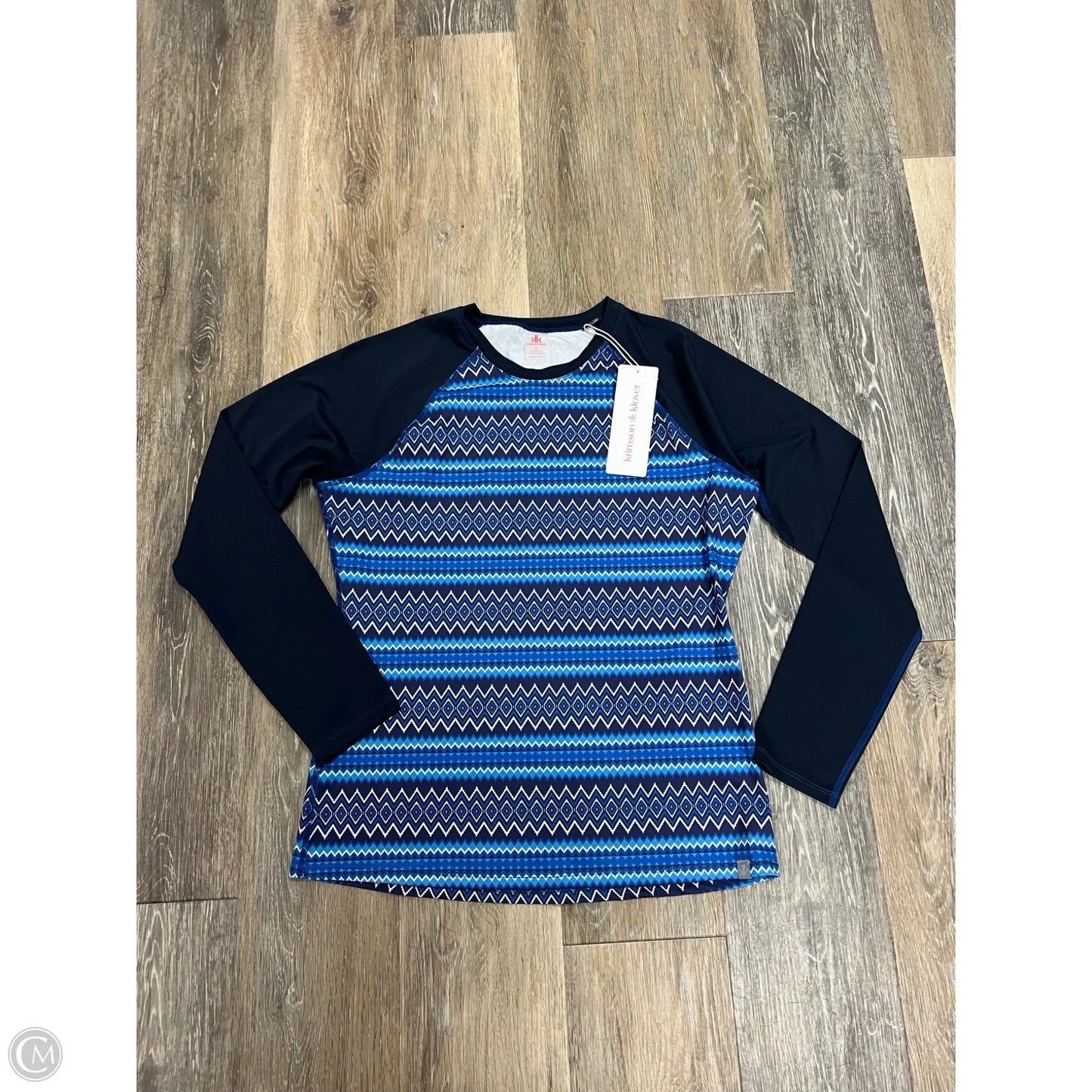 Athletic Top Long Sleeve Crewneck By Krimson Klover In Blue, Size: S