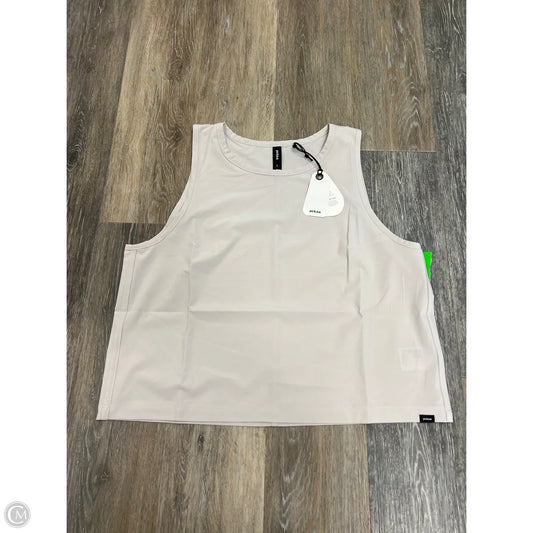 Athletic Tank Top By Prana In Cream, Size: L