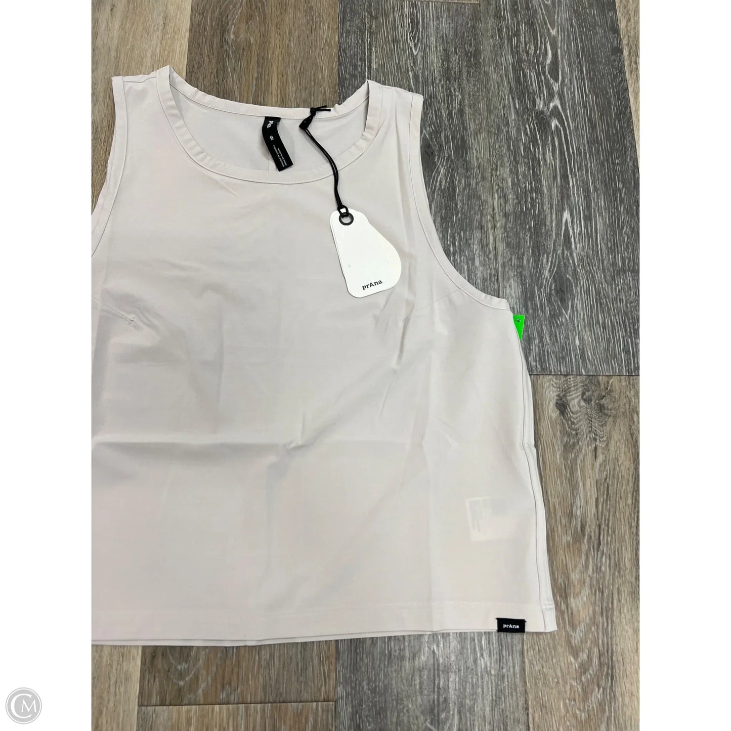 Athletic Tank Top By Prana In Cream, Size: M