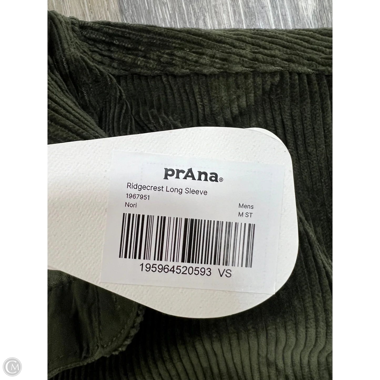 Blouse Long Sleeve By Prana In Green, Size: M (men’s)