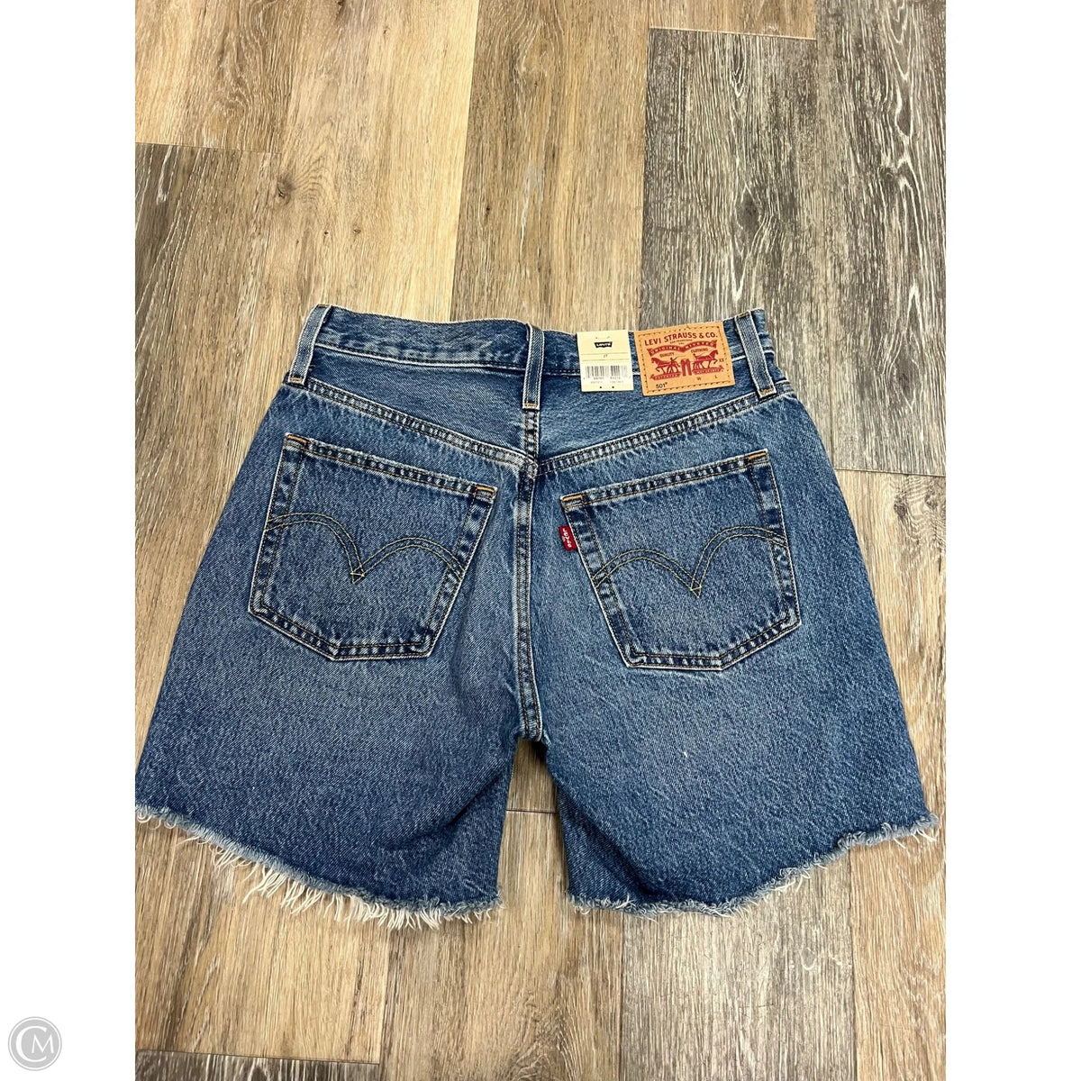 -Shorts By Levis In Blue Denim, Size: 4/27