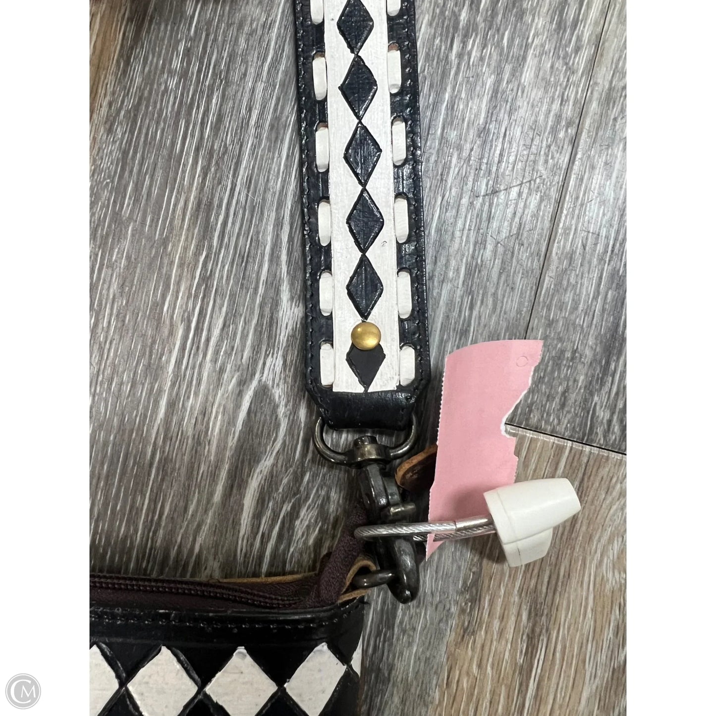 Crossbody Leather By Clothes Mentor, Size: Medium