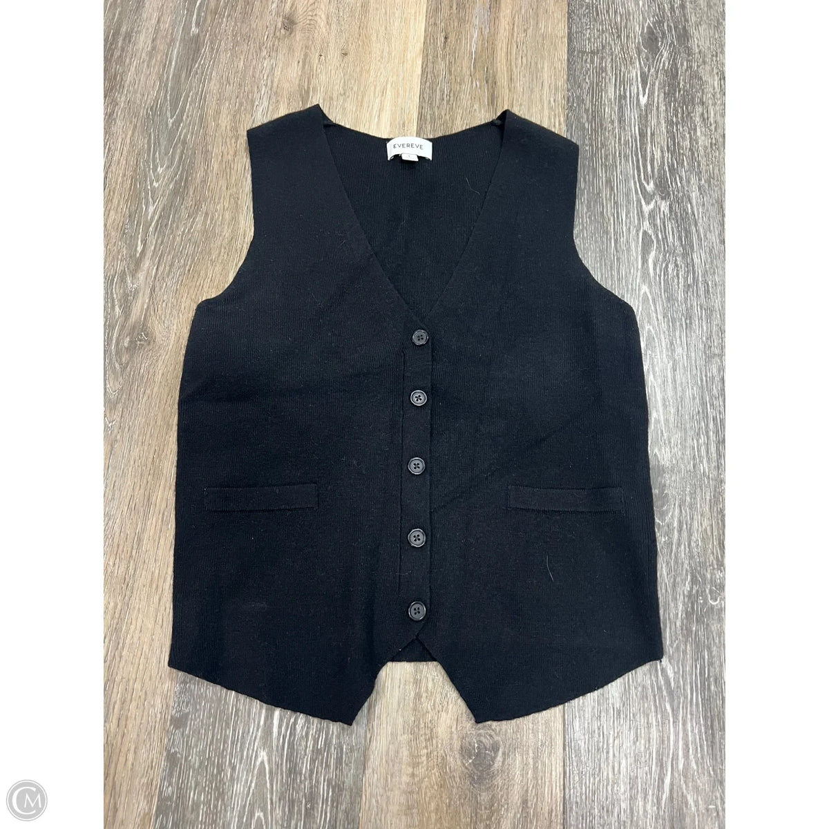 Vest Sweater By Evereve In Black, Size: S