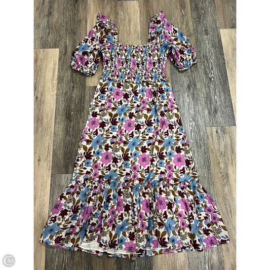 Dress Casual Maxi By Vineyard Vines In Floral Print, Size: S