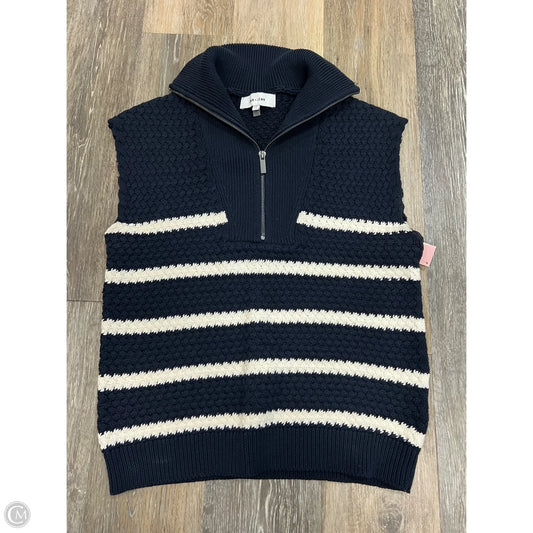 Vest Sweater By John + Jenn In Navy, Size: S