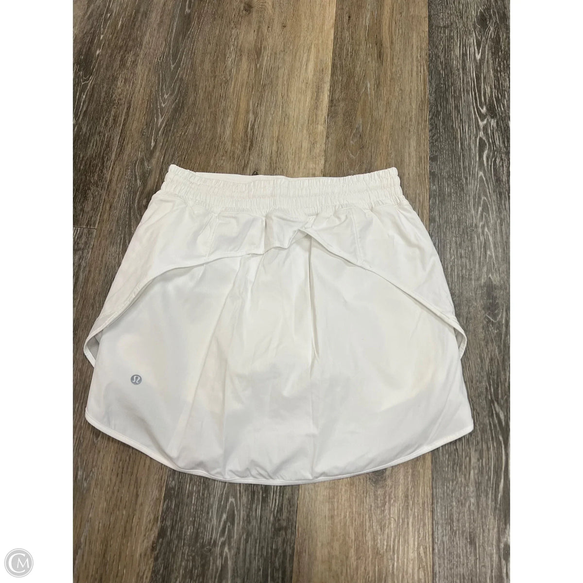 Athletic Skort By Lululemon In White, Size: 6