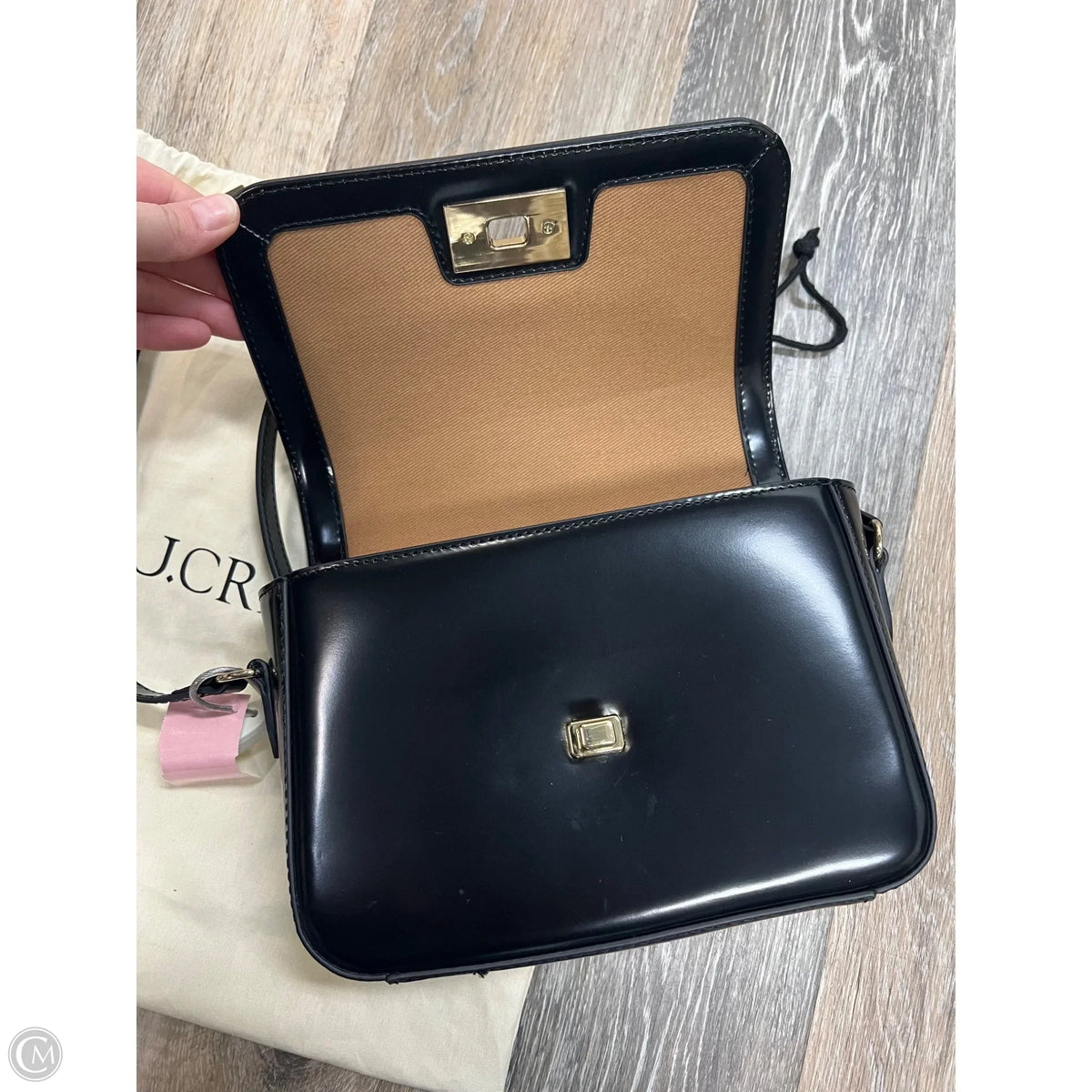 -Crossbody Leather By J. Crew, Size: Small