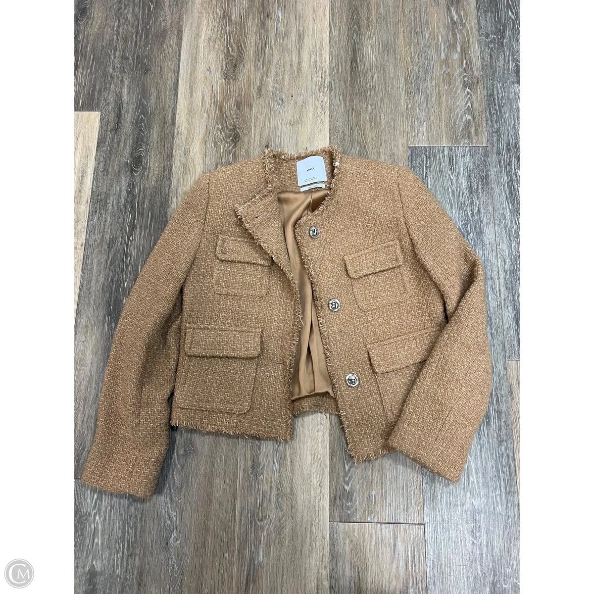 Blazer By Mng In Tan, Size: S