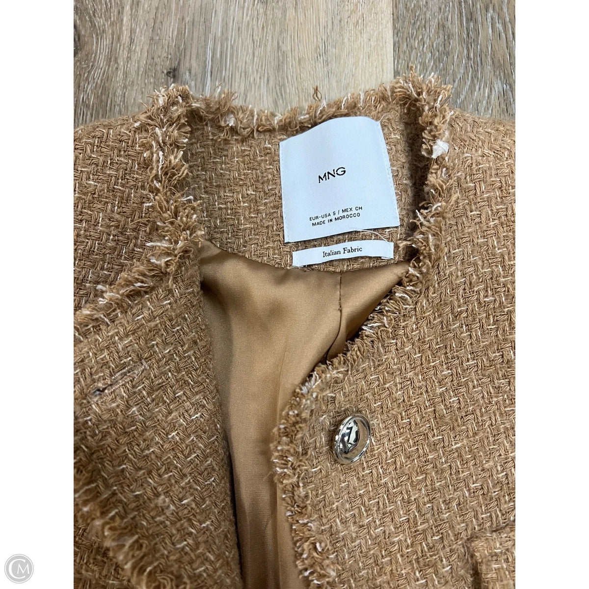 Blazer By Mng In Tan, Size: S