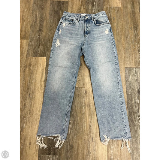 Jeans Straight By Nuuds In Blue Denim, Size: 4