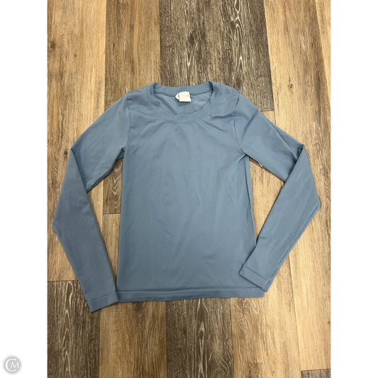 Athletic Top Long Sleeve Crewneck By Athleta In Blue, Size: S