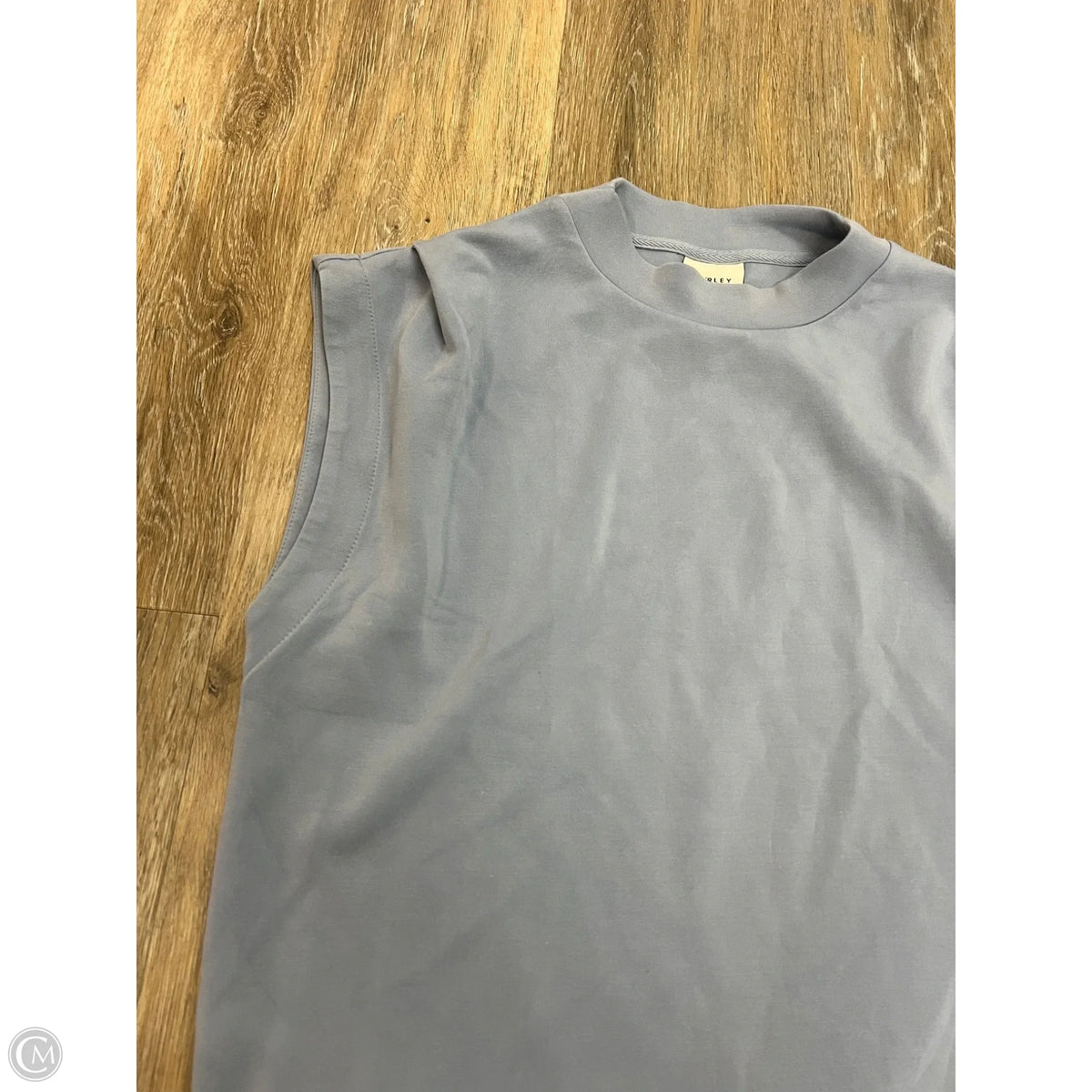 Sweater Short Sleeve By Varley In Blue, Size: M