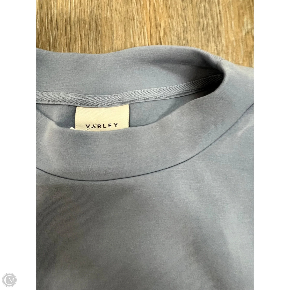 Sweater Short Sleeve By Varley In Blue, Size: M