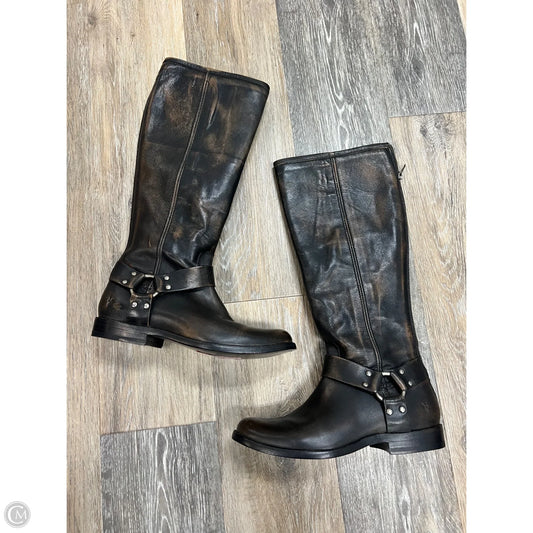 Boots Designer By Frye In Brown, Size: 7