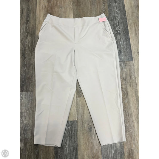 Athletic Pants By Athleta In Cream, Size: 18