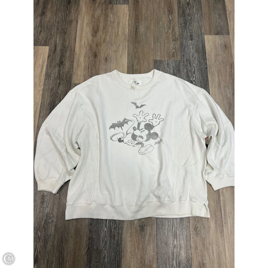 Sweatshirt Crewneck By Aerie In Cream, Size: Xl