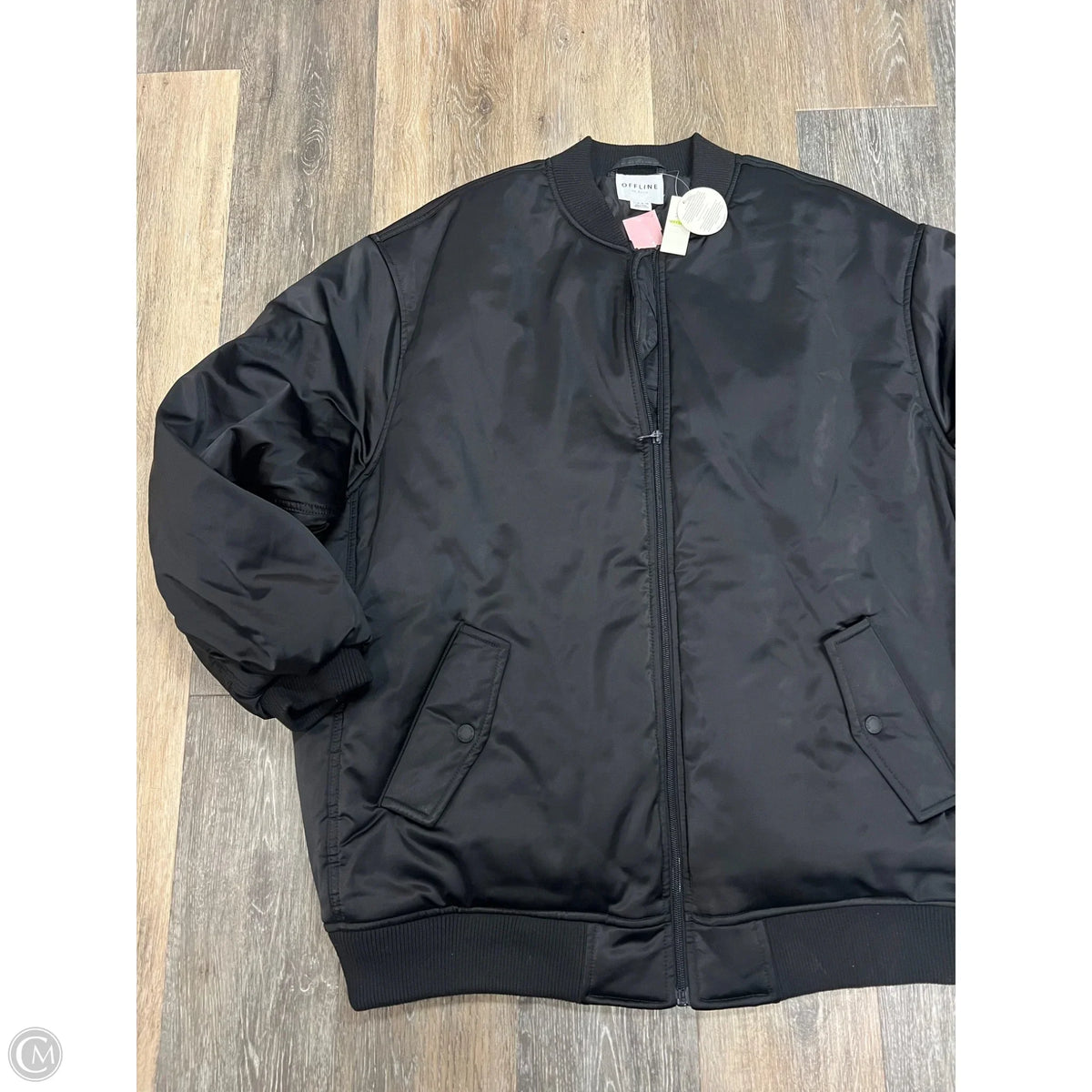 Jacket Bomber By Offline In Black, Size: L/XL
