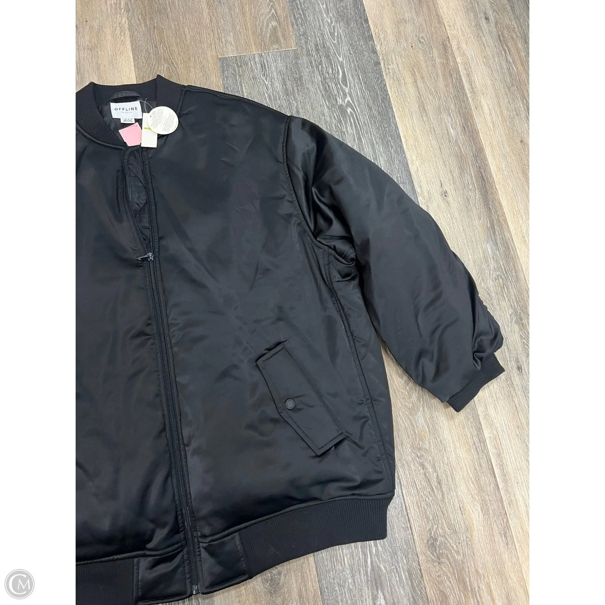 Jacket Bomber By Offline In Black, Size: L/XL