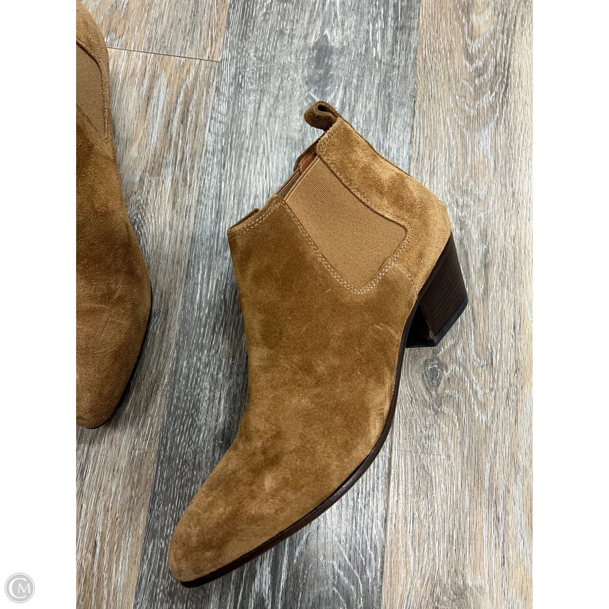 Boots Designer By Closed In Brown, Size: 8/38