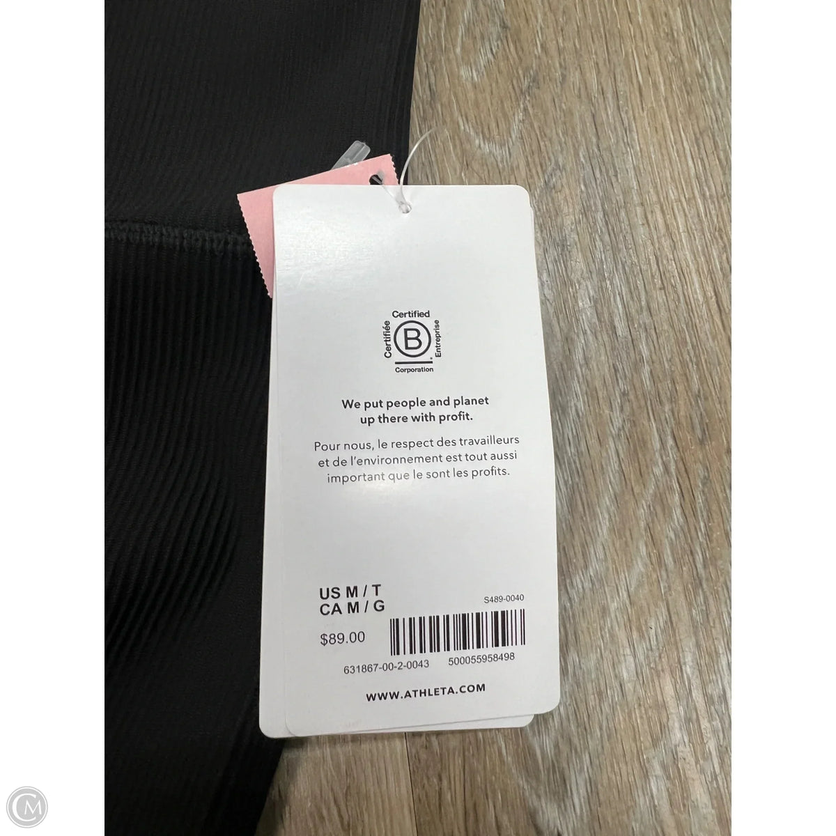 Athletic Leggings By Athleta In Black, Size: M (tall)