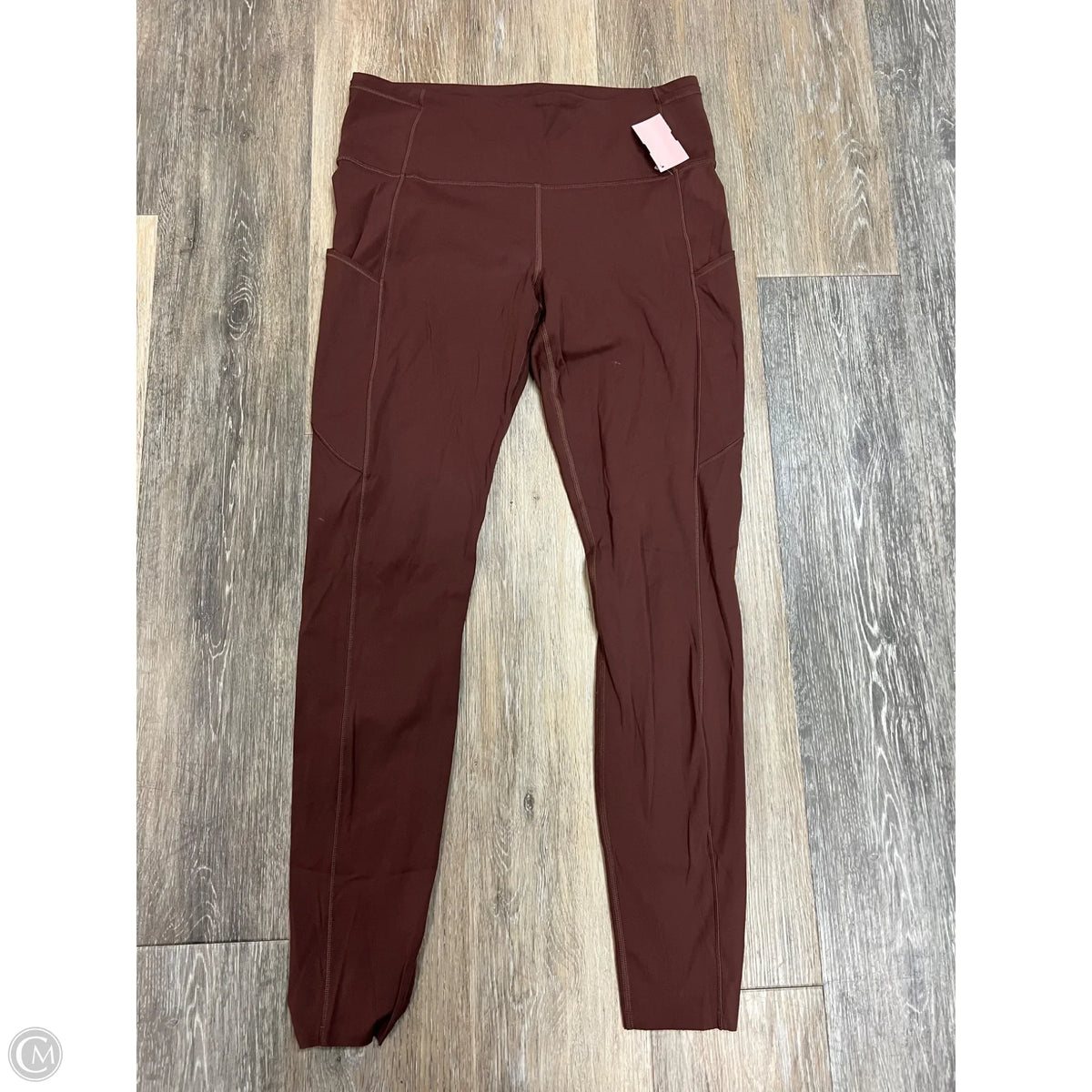 Athletic Leggings By Lululemon In Brown, Size: 10