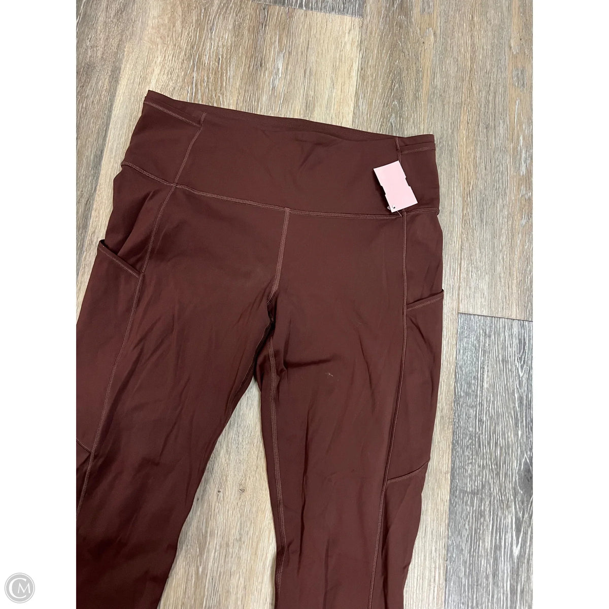 Athletic Leggings By Lululemon In Brown, Size: 10
