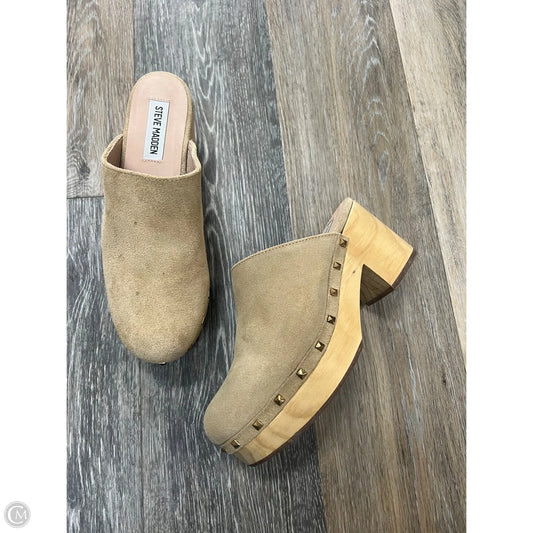 Shoes Heels Block By Steve Madden In Tan, Size: 7.5