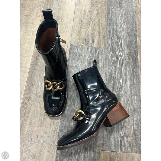Boots Ankle Heels By Steve Madden In Black, Size: 7.5