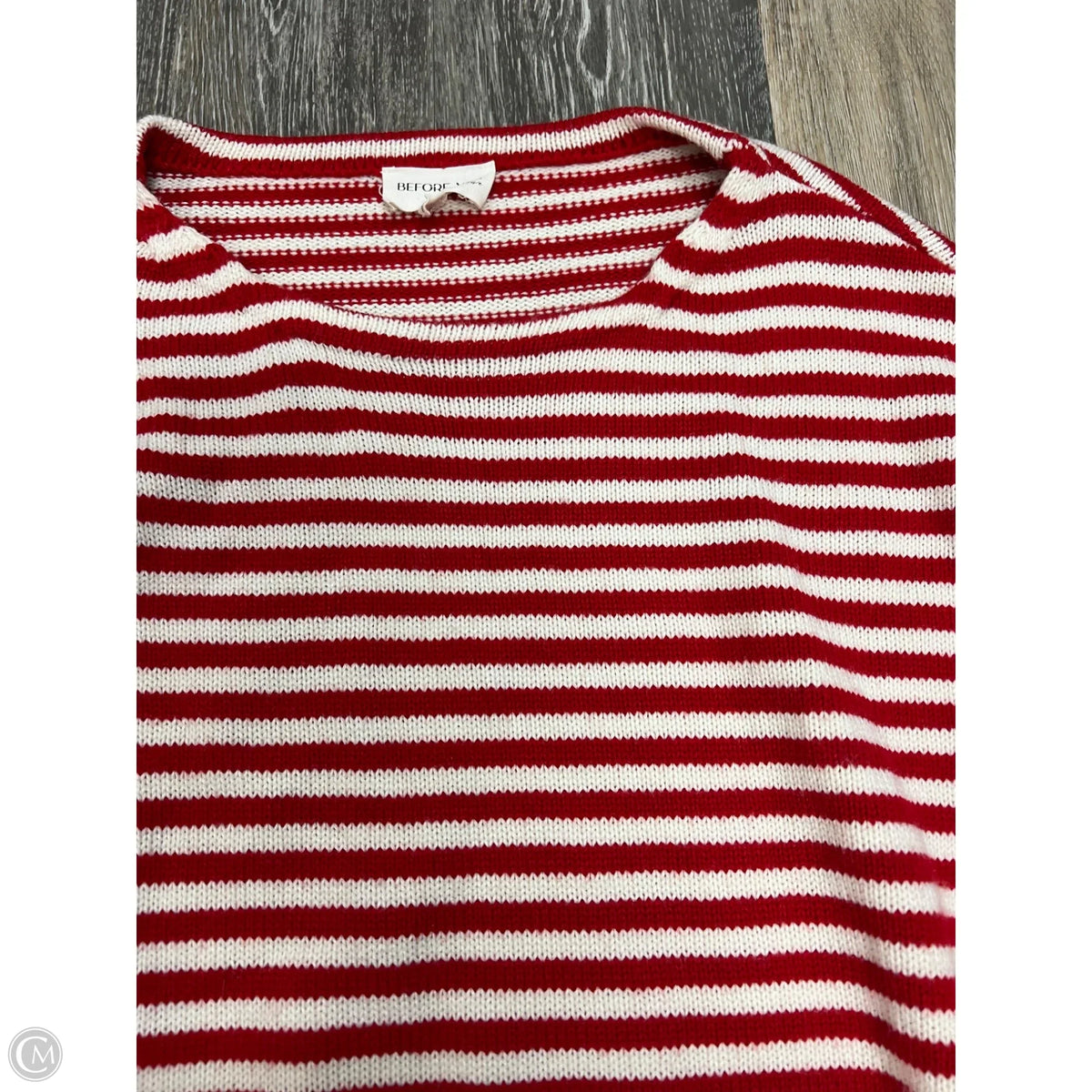 Sweater By Before You In Striped Pattern, Size: Xs