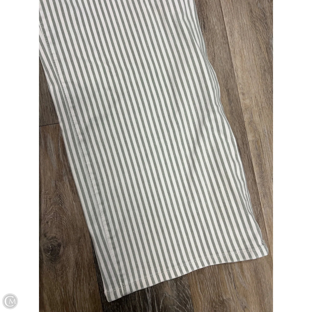 Jeans Cropped By Mica In Striped Pattern, Size: 14