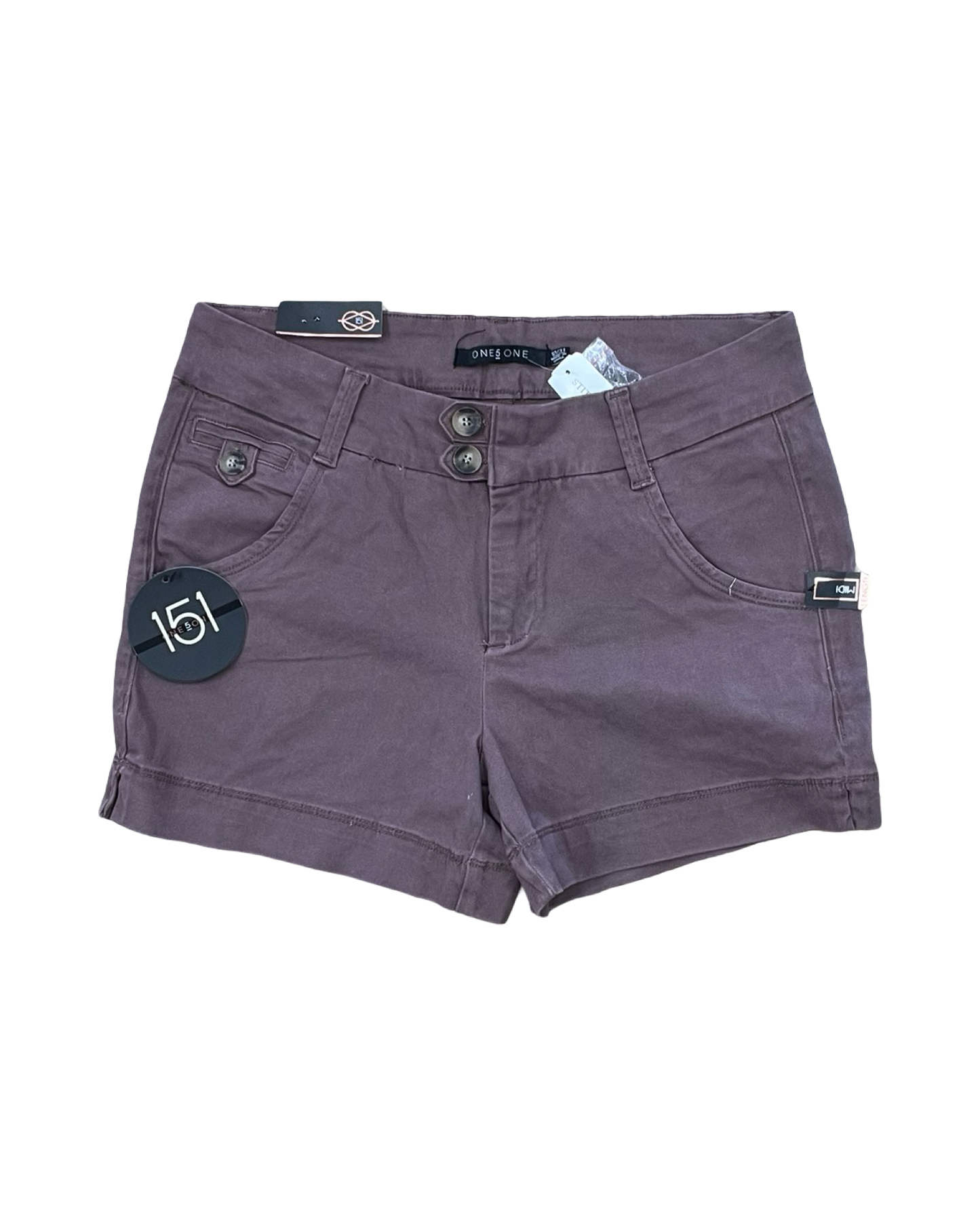 Shorts By One 5 One In Maroon, Size:12